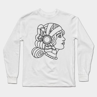 Trad Lady Head Long Sleeve T-Shirt